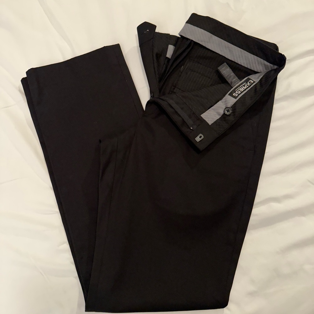 Express black photographer dress pants, 30x32, suit pants